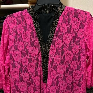 Pakistani Net flared long shirt